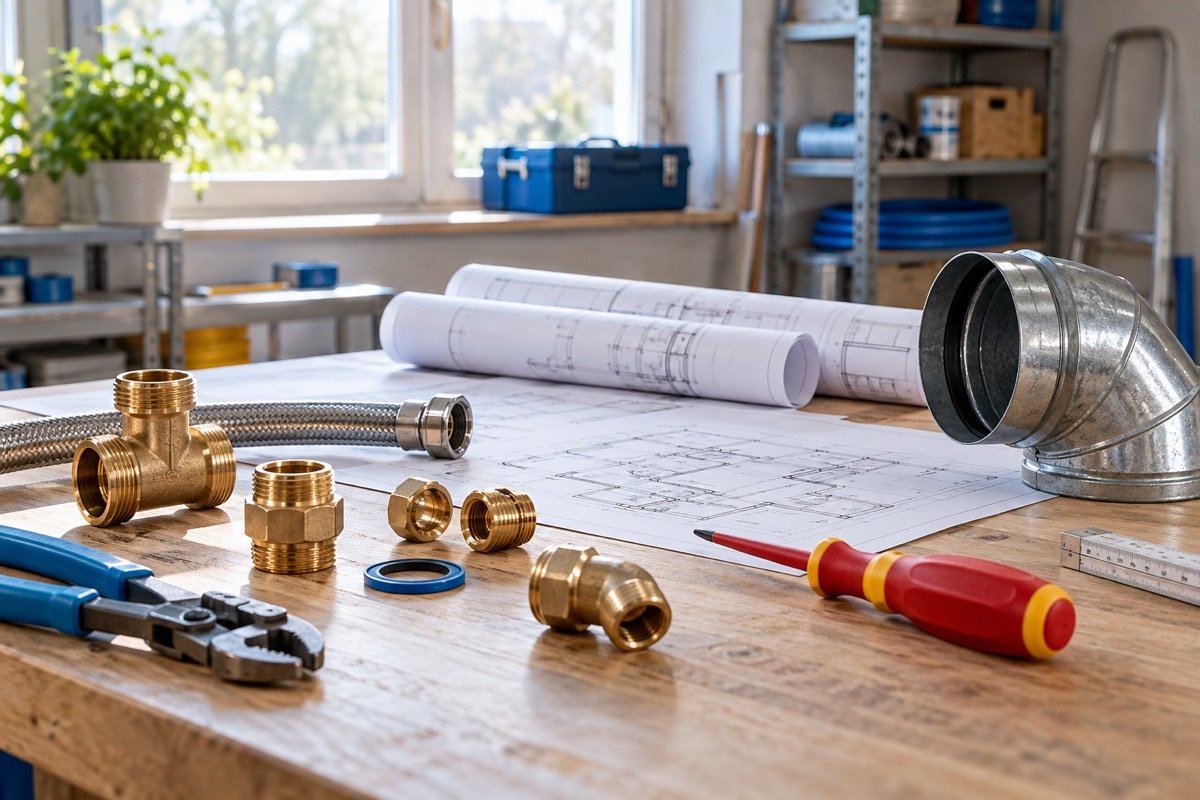 Plans, raccords et outils pour préparer vos installations