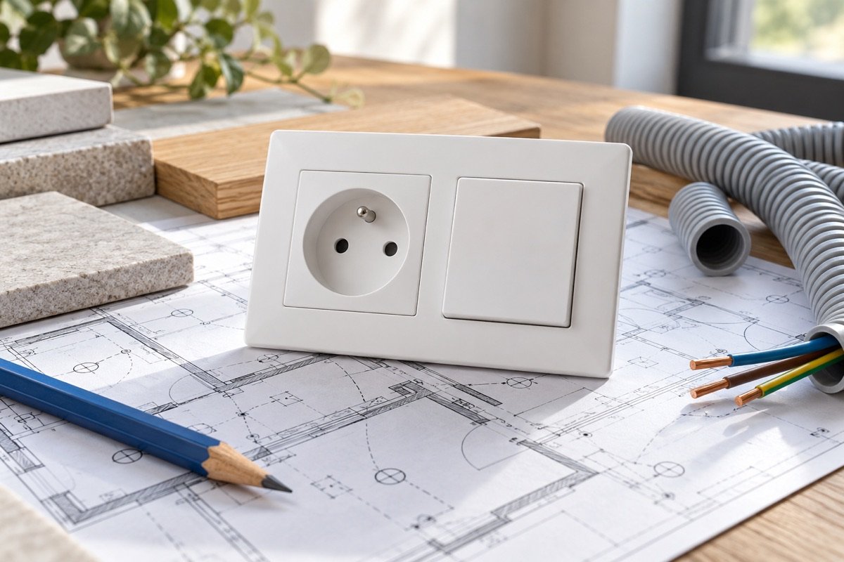 Plans et appareillages pour préparer une rénovation électrique